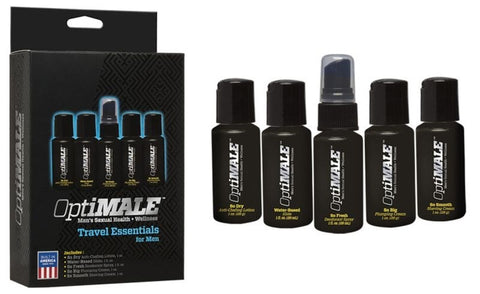 OptiMALE Travel Essentials for Men - Delay and Excite Sprays