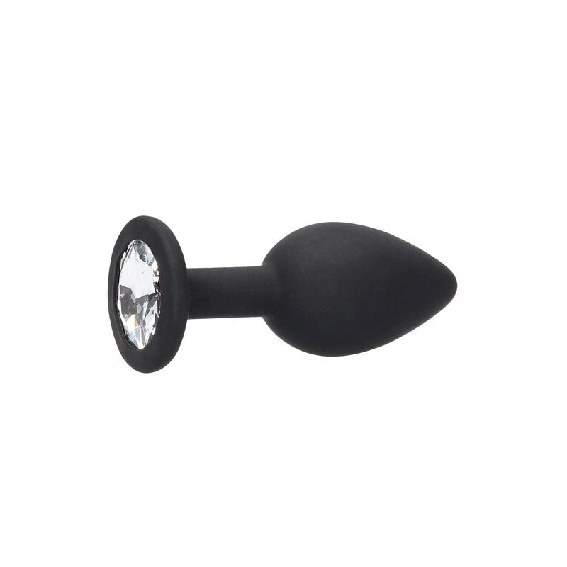 OUCH! BW Silicone Butt Plug with Removable Jewel Butt Plugs