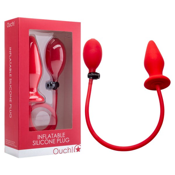 Ouch! Inflatable Silicone Plug Prostate Toys