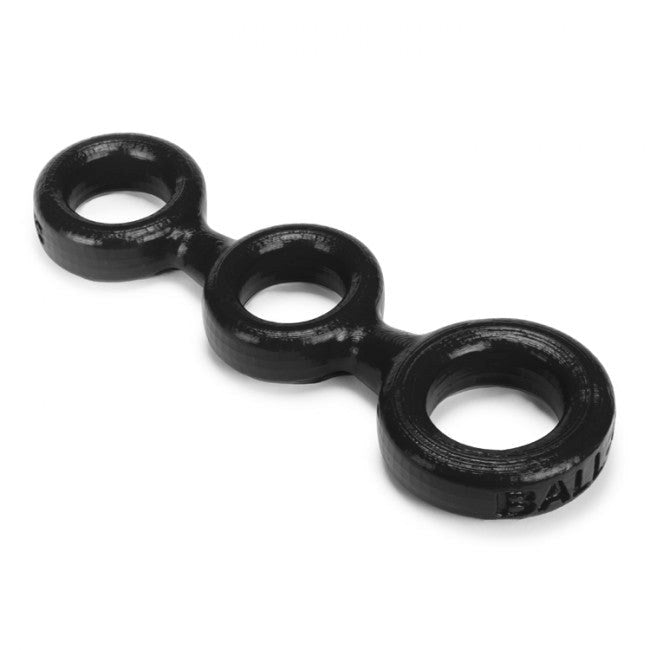 Oxballs 3-Ball Cock Ring With 2 Ball Stretchers Cock Rings