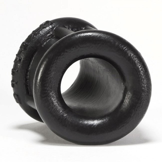 Oxballs Bent-2 Curved Ball Stretcher Black Cock Rings