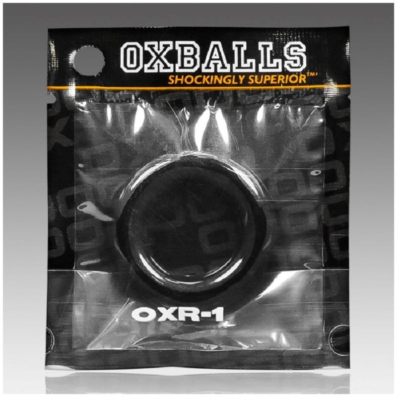 Oxballs OXR-1 Jelly Cock Ring Black Stretchy Cock Rings