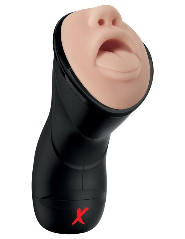 PDX Elite Deep Throat Vibrating Stroker Masturbators and Strokers