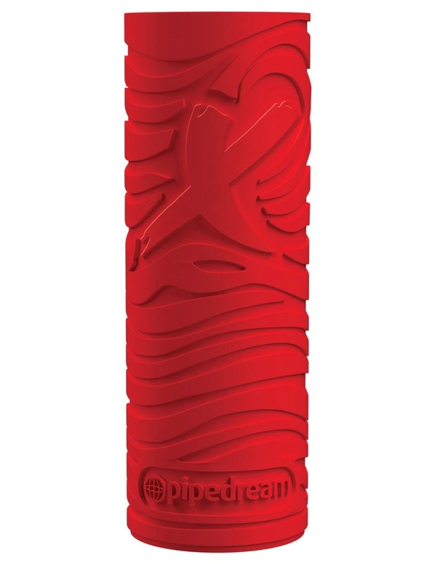 PDX Elite EZ Grip Stroker In Red Masturbators and Strokers