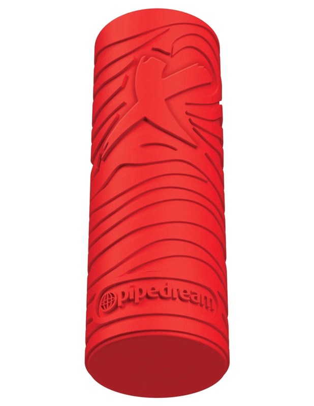 PDX Elite EZ Grip Stroker In Red Masturbators and Strokers