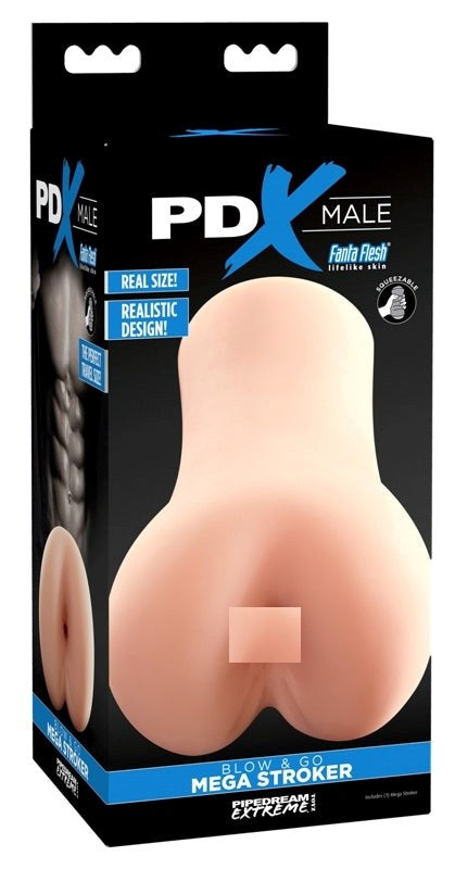 PDX Male Blow and Go Mega Stroker Realistic Butts And Vaginas