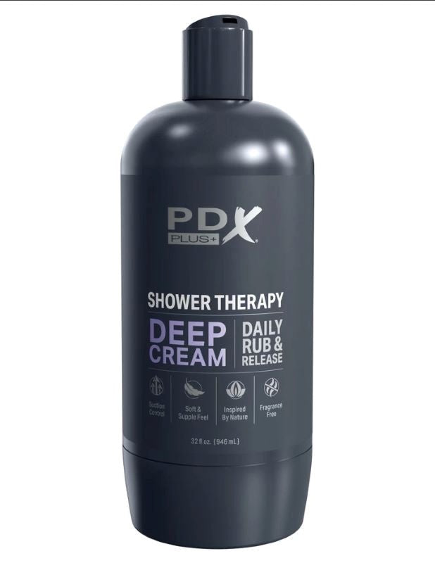 PDX Plus Shower Therapy - Deep Cream Masturbators and Strokers