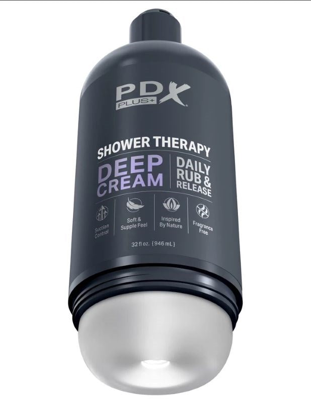 PDX Plus Shower Therapy - Deep Cream Masturbators and Strokers