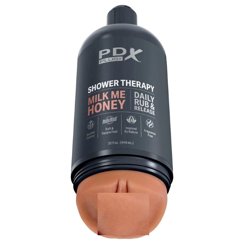 PDX Plus Shower Therapy - Milk Me Honey Realistic Butts And Vaginas