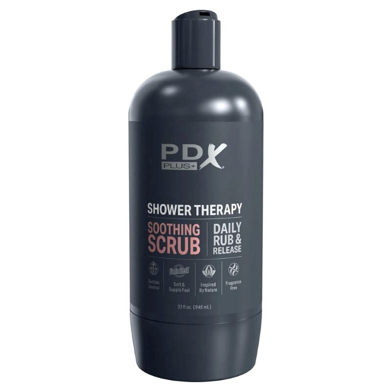 PDX Plus Shower Therapy - Soothing Scrub Realistic Butts And Vaginas