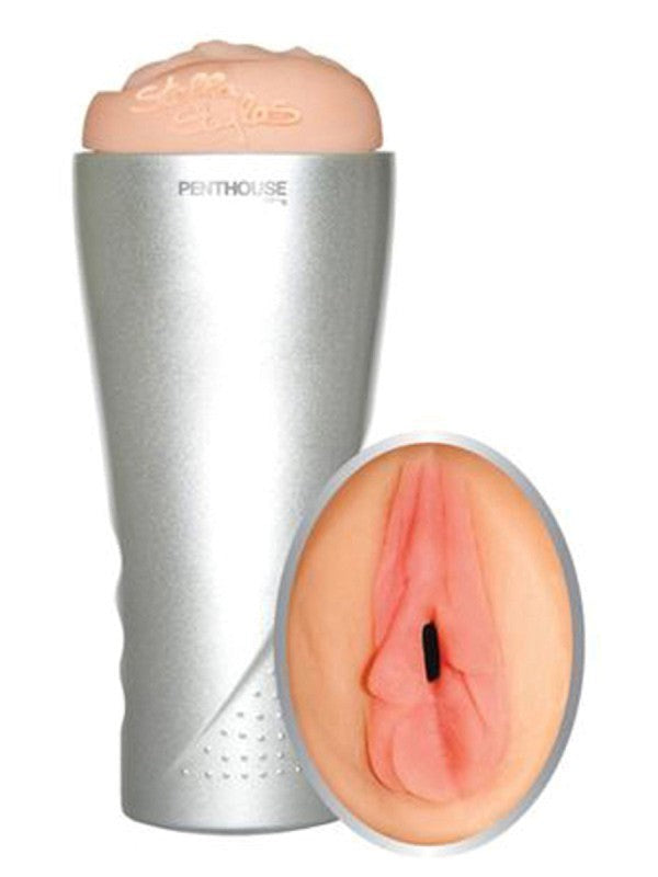 Penthouse Deluxe Vibrating Cyberskin Stroker Stella Styles Realistic Butts And Vaginas