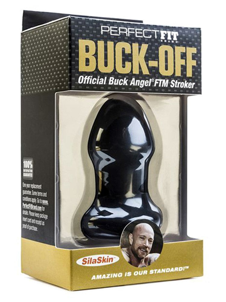 Perfect Fit Buck Off Buck Angel FTM Stroker Black Masturbators and Strokers