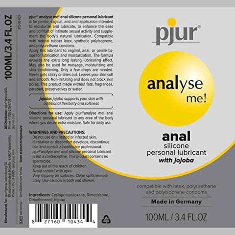 Pjur Analyse Me Relaxing Silicone Anal Glide - Silicone Based Lubes