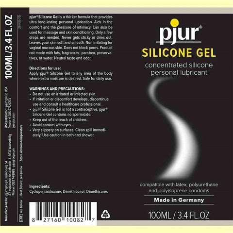 Pjur Gel Silicone Personal Lubricant - Silicone Based Lubes