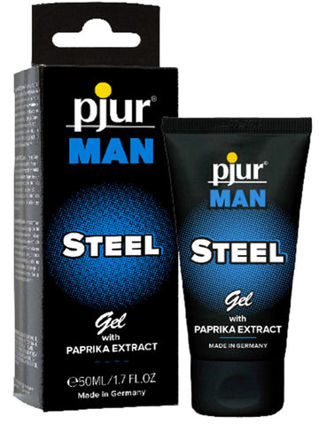 Pjur Man Steel Gel 50ml - Delay and Excite Sprays