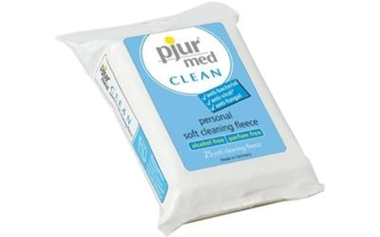 Pjur Med Clean Fleece Pack of 25 - Adult Toy Cleaner