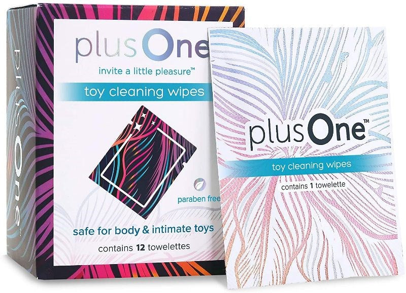 PlusOne Toy Cleaning Wipes Adult Toy Cleaner