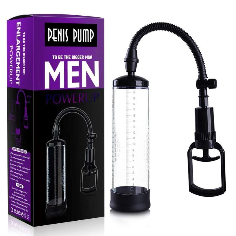 Power UP Penis Pump with Pull Rod Pumps, Extenders and Sleeves