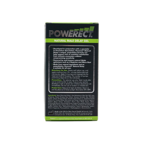 Powerect Intimate Delight - Discreet Delay Serum for Extended Endurance - Delay and Excite Sprays