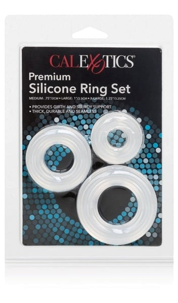 Premium Silicone Ring Set Stretchy Cock Rings