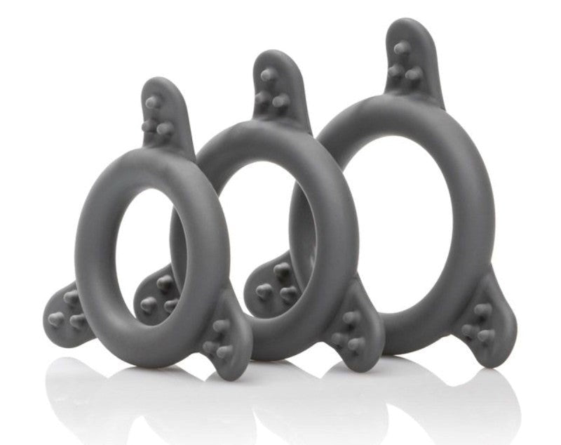 Pro Series Silicone Ring Set Stretchy Cock Rings