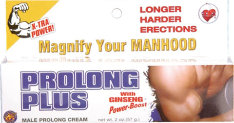 Pro-Long Plus Erection Enhancer Cream - Delay and Excite Sprays