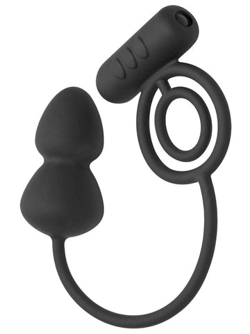 Prostatic Play Voyager II Vibrating Cock Ring and Anal Stim - Cock Rings