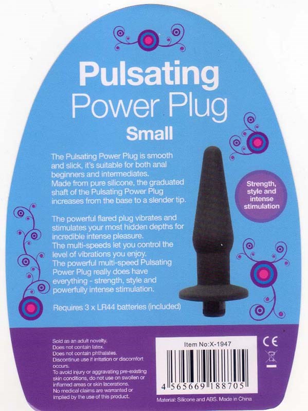 Pulsating Power Plug Butt Plugs