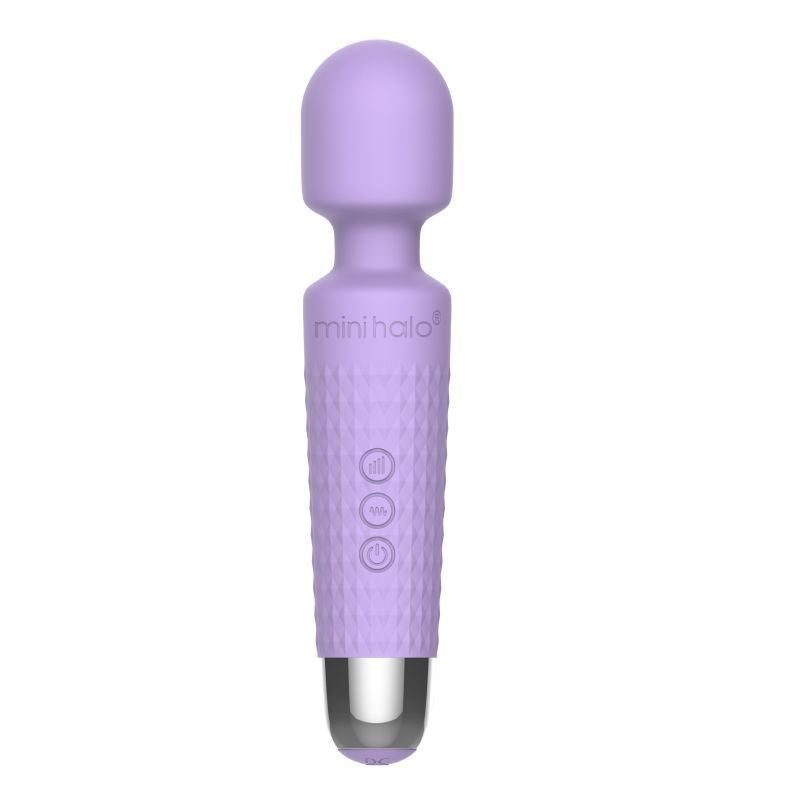 Shibari Mini Halo Wireless 20X Body Wand Massager Lilac Body Wands
