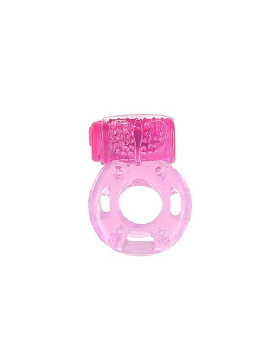 BMS Factory Simple and True E Vibrating Cock Ring Butterfly - Vibrating Cock Rings
