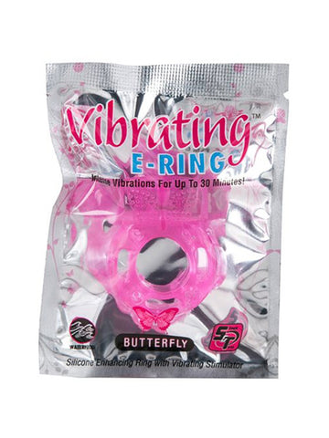 BMS Factory Simple and True E Vibrating Cock Ring Butterfly