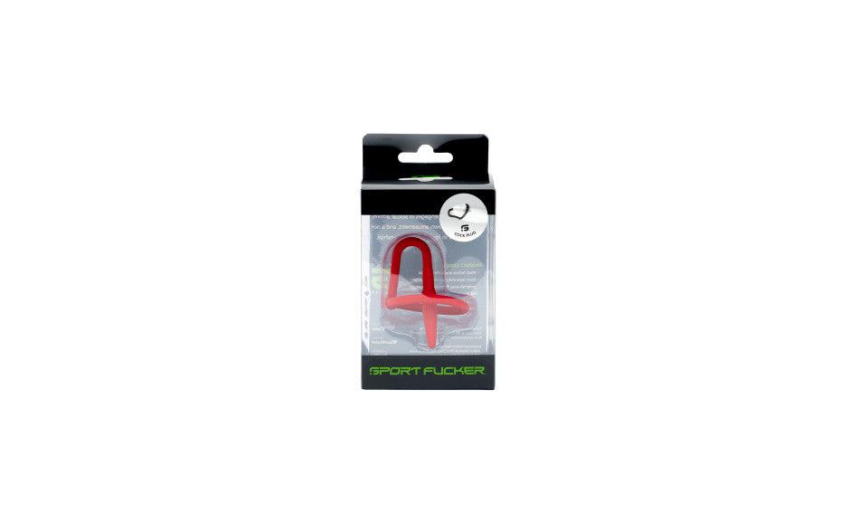 Sport Fucker Silicone Cock Plug Red Penis Plugs