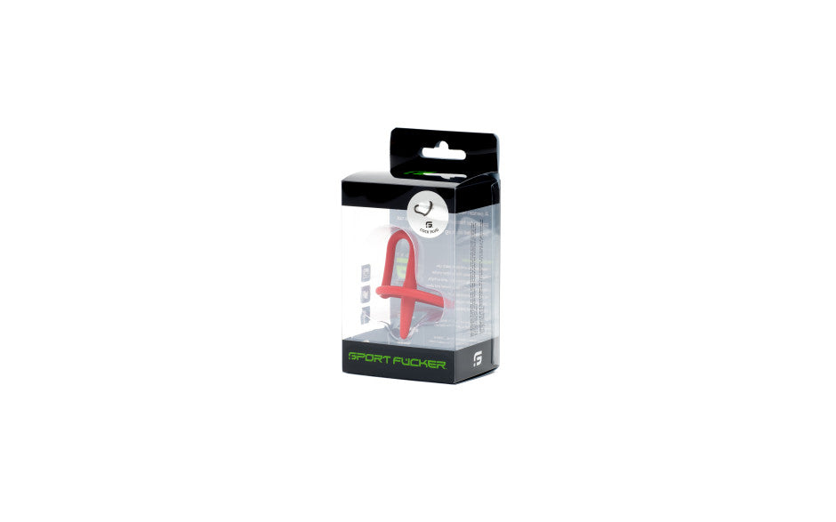 Sport Fucker Silicone Cock Plug Red Penis Plugs
