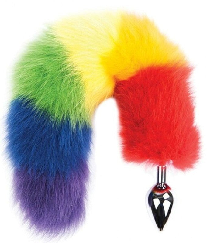 Rainbow Foxy Tail Butt Plug Butt Plugs