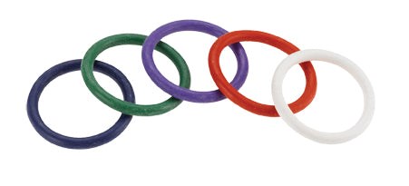 Rainbow Rubber Stretchy Cock Ring 5 Pack 02 In Cock Rings