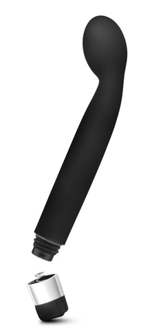 Rose Scarlet G 8.5 Inch G-Spot Vibrator Black - G-Spot Vibrators