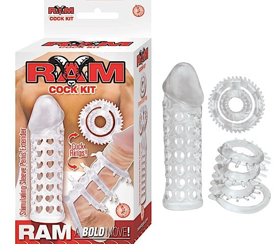 Ram Cock Kit Clear Pumps, Extenders and Sleeves