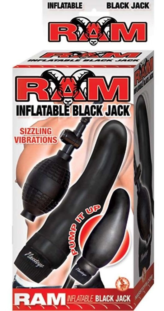 Ram Inflatable Black Jack Anal Dildos