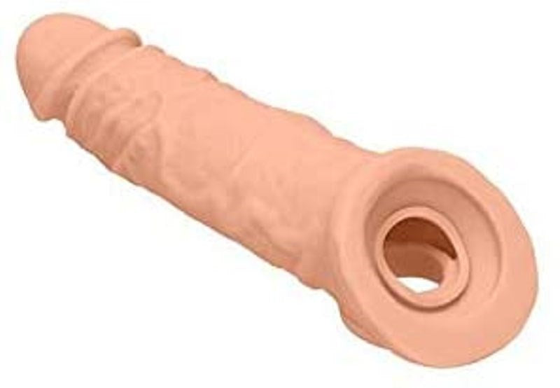 RealRock 8 inch Penis Extender with Rings Pumps, Extenders and Sleeves