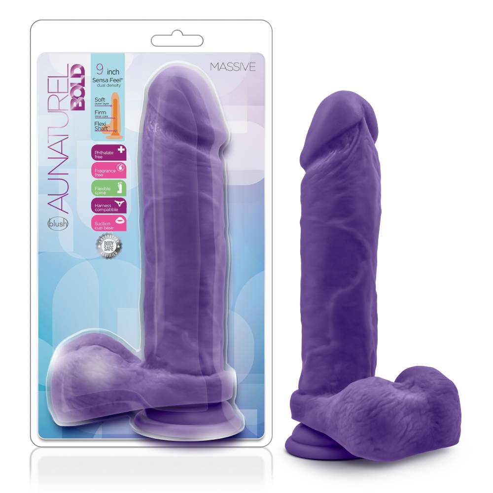 Au Naturel Bold Massive 9 inch Realistic Dong Realistic Dildos