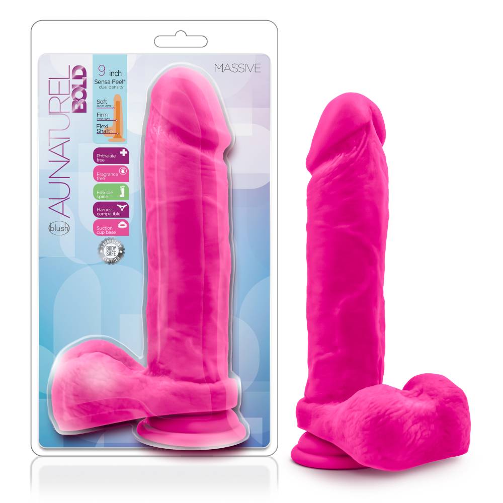 Au Naturel Bold Massive 9 inch Realistic Dong Realistic Dildos