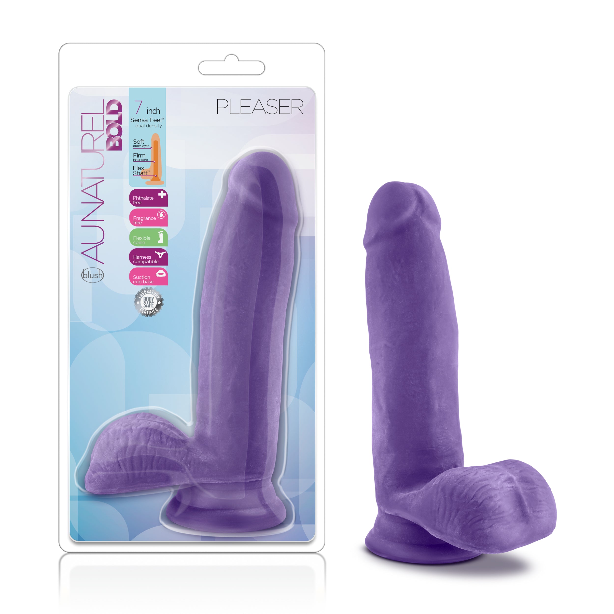 Au Naturel Bold Pleaser 7 inch Realistic Cock Realistic Dildos