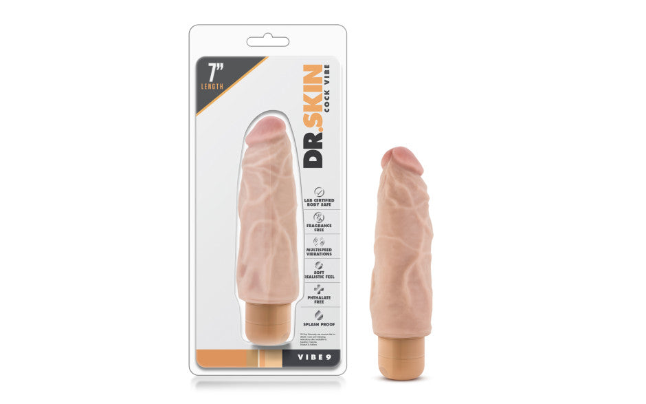 Dr Skin Cock Vibe 9 Realistic Dong Vibrator Vibrating Dildos