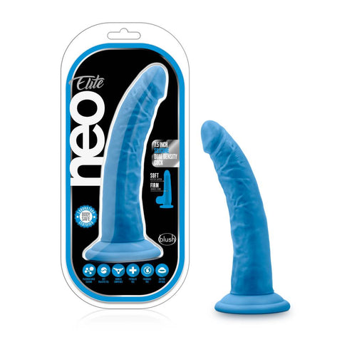 Neo Elite 7.5 inch Silicone Dual Density Realistic Cock - Realistic Dildos