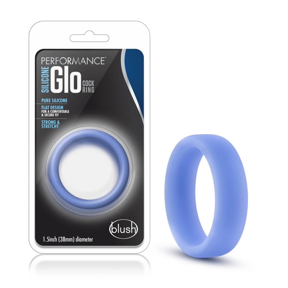 Performance Silicone Glo Soft and Stretchy Mens Cock Ring Stretchy Cock Rings