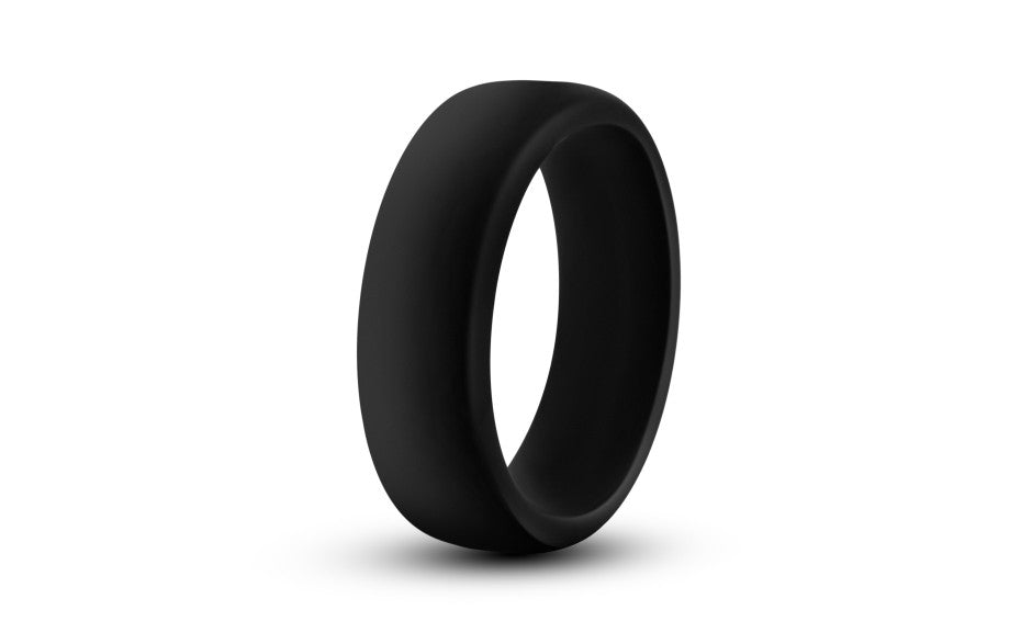 Performance Silicone Go Pro Mens Cock Ring Black Stretchy Cock Rings