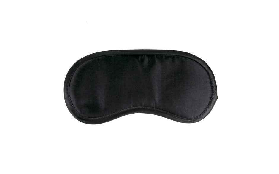 Fetish Collection Black Satin Eye Mask Masks And Blindfolds