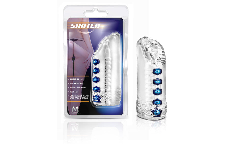 M for Men Snatch Soft & Realistic Male Masturbator Clear Masturbators and Strokers