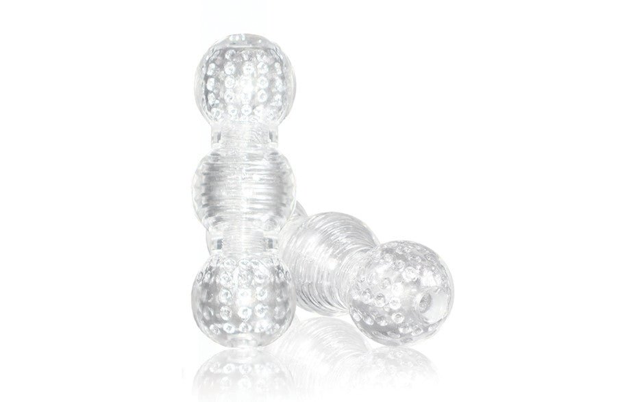 M for Men Master Stretchy Male Stroker Clear Masturbators and Strokers