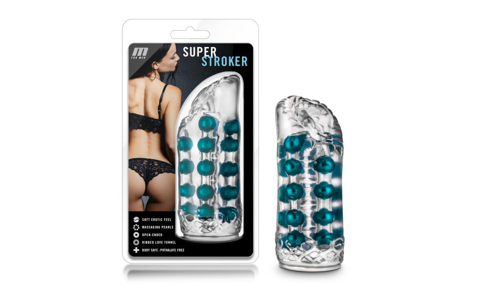 M for Men Super Realistic Feel Male Stroker Clear Masturbators and Strokers